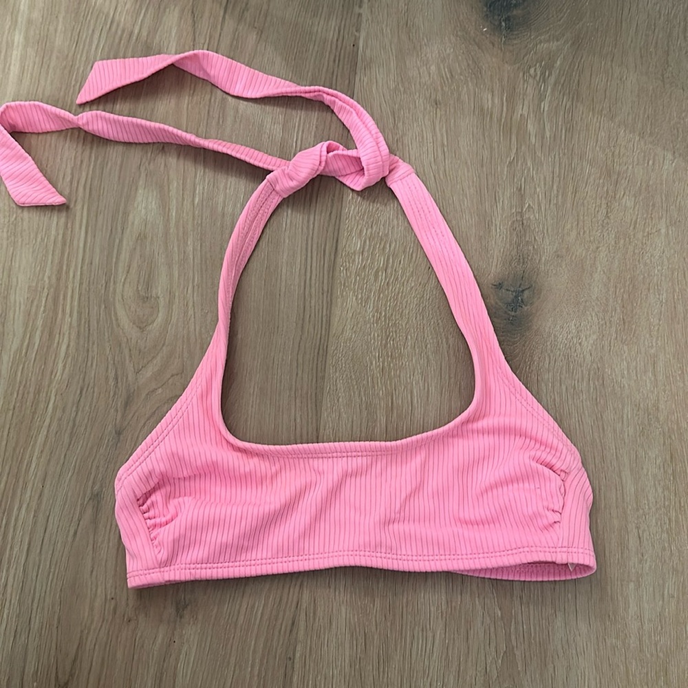 CUTE HOT PINK SWIM TOP